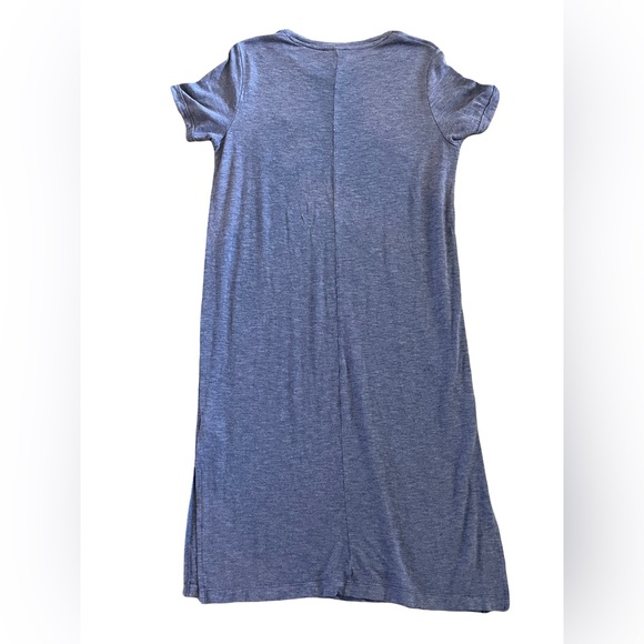 Jessica Simpson Women’s Pocket Blue Violet  T Shirt Dress size Large - Picture 3 of 9